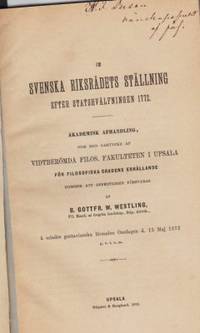 Om svenska riksrådets ställning efter…