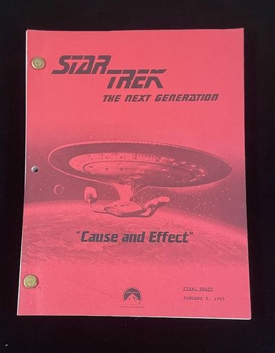 STAR TREK THE NEXT GENERATION SEASON 5 "CAUSE AND EFFECT