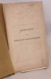 Address to the people of Massachusetts