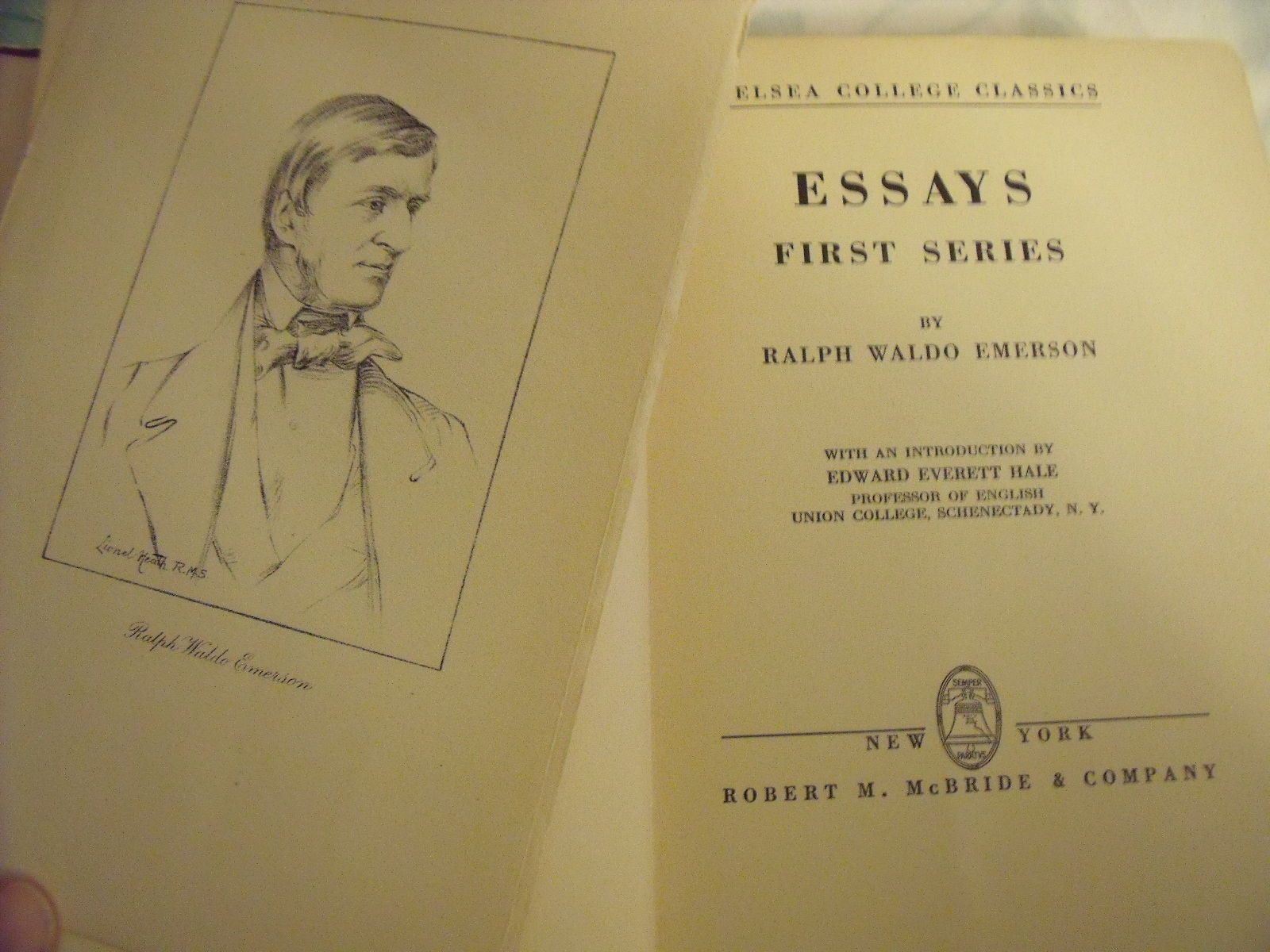 Essays — First Series by Ralph Waldo Emerson - Free Ebook