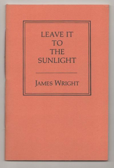 Leave it To The Sunlight