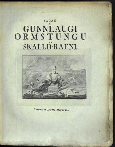 sive Gunnlaugi Vermilingvis & Rafnis poetæ vita. Ex Manuscriptis Lagati Magnæani cum Interpretatione Latina, notis, Chronologia, tabulis Genealogicis, & Indicibus, tam rerum, qvam Verborum. (photo 2)