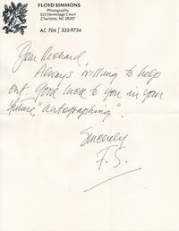 image of Autograph Note Signed