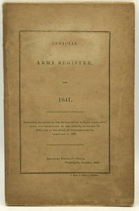 OFFICIAL ARMY REGISTER, FOR 1841