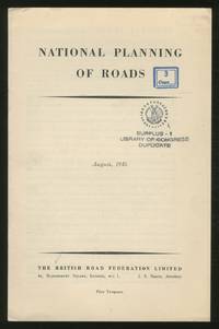 National PlanniNG OF ROADS. AUGUST, 1945