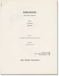 The New Adventures of Winnie the Pooh: Me and My Shadow / To Catch a Hiccup (Three original screenplays and four treatment scripts for the 1989 television episode)