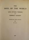 THE SOUL OF THE WORLD AND OTHER VERSES