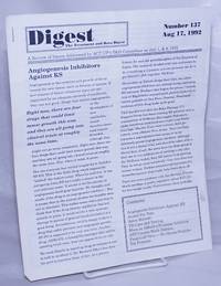 image of Digest: the treatment and data digest; #137 August 17, 1992; a review of issues addressed by ACT UP's T_D Committee on July 1_8, 1992