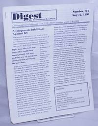 Digest: the treatment and data digest; #137 August 17, 1992; a review of issues addressed by ACT UP's T & D Committee on July 1 & 8, 1992