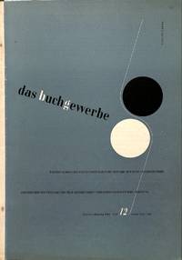 Vierter Jahrgang, Dezember 1949, Heft 12. by DAS BUCHGEWERBE - from Frits Knuf Antiquarian Books (SKU: 74188)