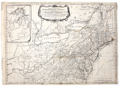 A General Map of the Middle British Colonies