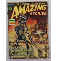 1952 February Amazing Stories Pulp, The Iron Men of Venus by Don Wilcox