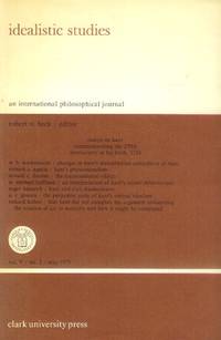image of Idealistic Studies; An International Philosophical Journal: Vol. V, No. 2, May 1975