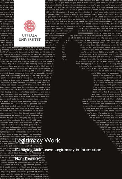 Legitimacy Work Managing Sick Leave Legitimacy in…