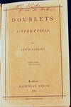 Doublets: a word-puzzle