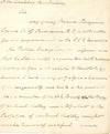Autograph Letter Signed, as Governor of Rhode Island. Warwick, Rhode Island, June 7, 1837, to Secretary of the Navy Mahlon Dickerson.