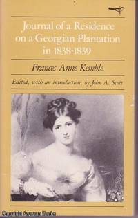 image of Journal of a Residence on a Georgian Plantation in 1838-1839