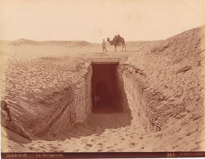 FIORILLO, LUIGI. Original Photograph, "Le Serapeum.