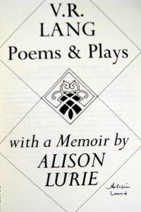 V.R.Lang Poems & Plays