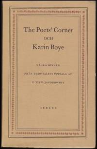 The poets corner och Karin Boye : Några minnen från 1920-talets Uppsala
