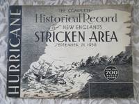 cover of HURRICANE. The Complete Historical Record of New England's Sticken Area - September 21, 1938. More Than 700 Vivid Views