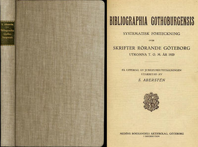 Bibliographia Gothoburgensis. Systematisk…