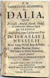 Dissertatio academica, de Dalia. A.a.