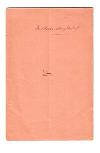 On the Proteid Substances Contained in the Seeds of Plants. Offprint from The Journal of...