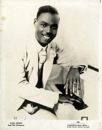 EARL HINES (ca. 1940) Publicity photo