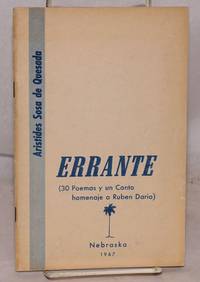 Errante: 30 poemas y un canto, homenaje a Ruthe authorben Dario by Sosa de Quesada, Aristides - 1967