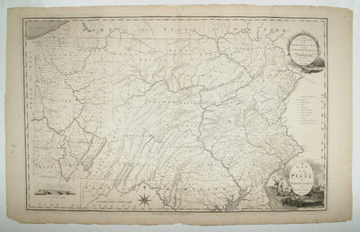 A Map Of The State Of Pennsylvania By Reading Howell MDCCCXI