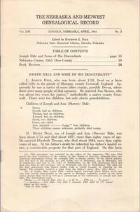 The Nebraska and Midwest Genealogical Record Vol. XXI, No. 2, April 1943