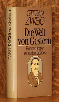cover of DIE WELT VON GESTERN - ERINNERUNGEN EINES EUROPAERS