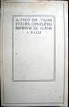 PoÃ&amp;#131;ÃÂ©sies complÃ&amp;#131;ÃÂ¨tes by Vigny, Alfred de, 1797-1863. Adda, Paul