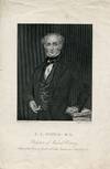 Professor of Medical Botany, Author of the Botanic Guide to Health, Treatise on Midwifery, etc. Engraved Portrait by H. B. Hall after Charpentier