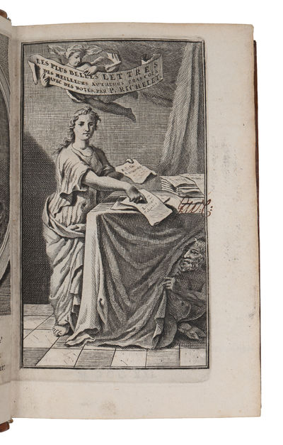 Les plus belles lettres françoises sur toutes sortes de sujets, tirées des meilleurs auteurs, avec des notes. Cinquieme edition. 2 parts. (photo 2)