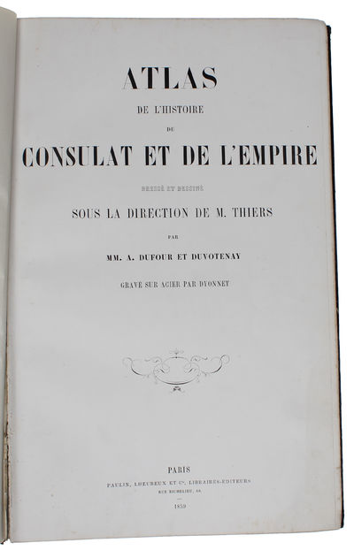 Atlas de l'histoire du Consulat et de l'Empire. (photo 2)