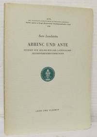 Abhinc und ante. Studien zur Geschichte der…