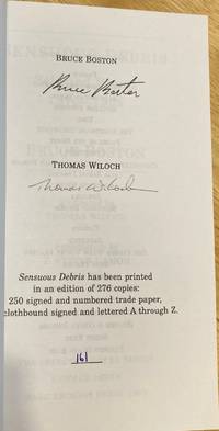 cover of Sensuous Debris Selected Poems 1970-1995