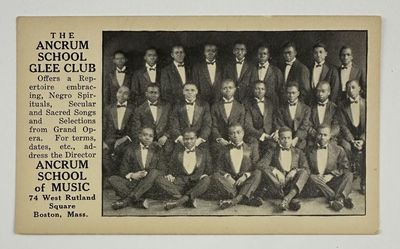 The Ancrum School Glee Club...[caption title]