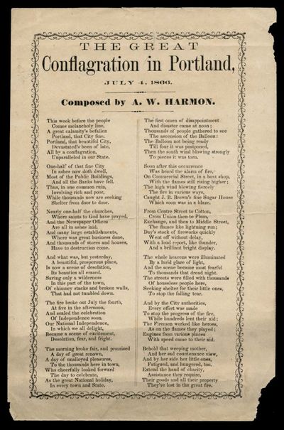 Blacksmith Poet Memorializes the Worst American Fire to Date