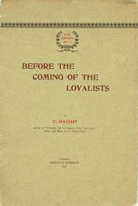 image of Before The Coming of the Loyalists