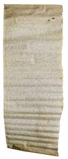 Manuscript contract in Latin