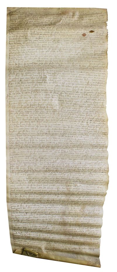 Manuscript contract in Latin