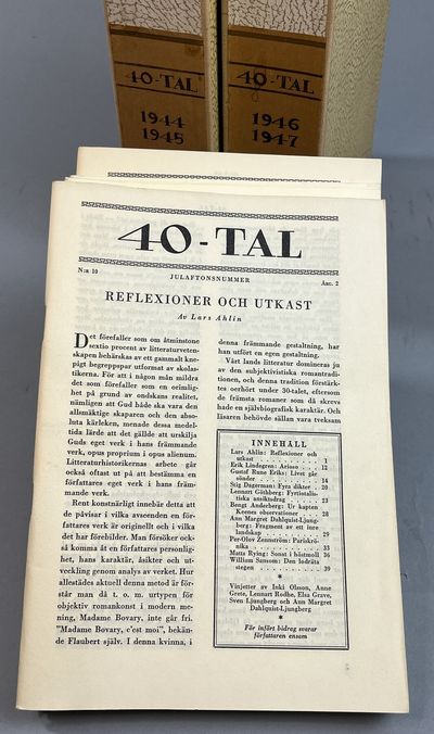 40-tal. Årgång 1, 1944:1-3 [... 2, 1945:1-10; ...…