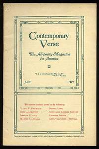 Philadelphia: Charles Wharton Stork, 1919. Softcover. Very Good. Vol. VII, no. 6. Edited by Charles ...