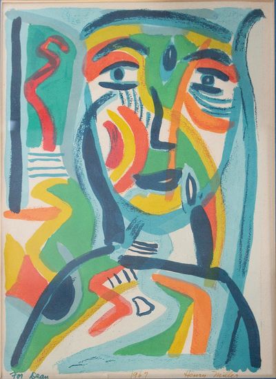 Untitled Portrait" Original Lithograph