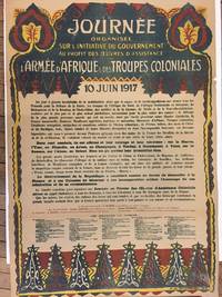 Journee Organisee Sur L'Initiative du Gouvernement au profit des ouvres d'assis de L'Armee d'Afrique & des Troupes