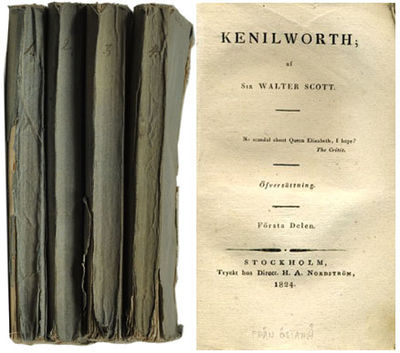 Kenilworth. Öfversättning. I-IV.
