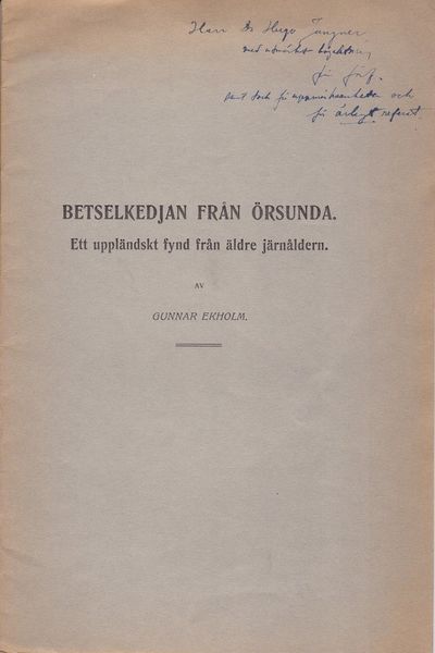 Betselkedjan från Örsunda. Ett uppländskt fynd…